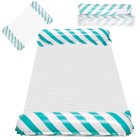 Piepūšamais ūdens šūpuļtīkls matracis baseinam, zils