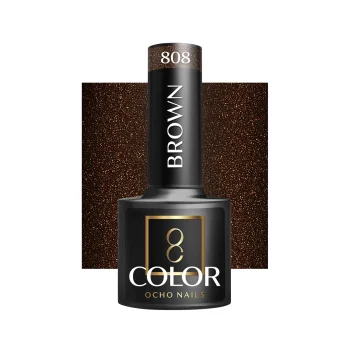 Гель-лак Ocho Nails Brown 808, 5 г