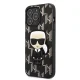 Чехол Karl Lagerfeld Monogram Ikonik Patch для iPhone 13 / 13 Pro Черный