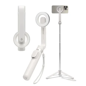 Spigen S571W MagSafe Bluetooth pašbilžu nūja ar statīvu, bēša