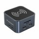 Hub USB-C 12 in 1 Wozinsky WHBC09Y8S multifunctional, with wireless charging function, aluminum, with 15 cm cable - gray