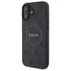 Guess 4G Ring Classic Logo MagSafe vāciņš Apple iPhone 16 Melns