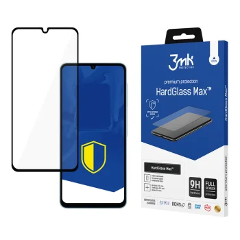 Защитное стекло 3mk HardGlass Max для Samsung Galaxy A06, черное