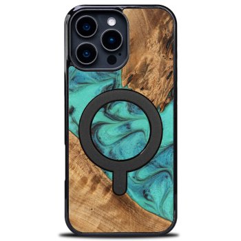Bewood unikāls korpuss iPhone 16 Pro Max - tirkīza ar MagSafe | Unique Case for Turquoise with