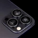 Защитное стекло на камеру TFO для iPhone 12 (Black rhombus, 2 шт.)