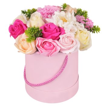 Ruhhy Flower Box Mākslīgo Ziedu Kompozīcija