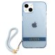 Apple iPhone 13 6.1\" Guess Translucent Strap Case Cover, Blue | Telefona Maciņš Vāks Apvalks Bampers