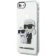 Apple iPhone 8 / 7 / SE (2020) (2022) 4.7\" Karl Lagerfeld Gliter Karl & Choupette Case Cover (KLHCI8HNKCTGT),...