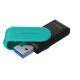 Kingston 128GB USB 3.2 Gen 1 Flash Drive DataTraveler Exodia S, Black Turquoise