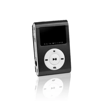 MP3-плеер Setty с LCD-дисплеем и наушниками, черный