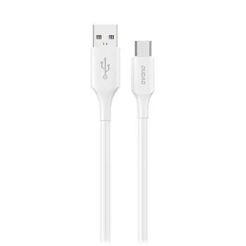Кабель Dudao L2sT USB-A - USB-C 6A 1.2м, белый