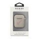 Guess AirPods Case Silicone Vintage, Gray Pink