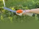 Аккумуляторные ножницы для травы и кустов 2-в-1, бело-оранжевые