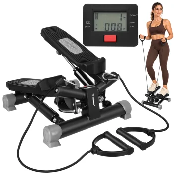 Trizand steperis ar pagrieziena kustību, gumijām un LCD, 120 kg