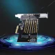 Orico ORICO-PDM2-BP PCI-E 3.0 x4 paplašināšanas karte M.2 NVMe un SATA diskiem, melna