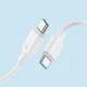 Joyroom Long-Lasting Series A9 USB-C uz USB-C kabelis 60W 1m, balts