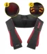4FIZJO SHIATSU PRO+ Šiacu Sildošs Kakla Muguras Plecu 3D Masažieris Masieris Visam Ķermenim, Melns/Sarkans | Back...