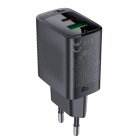 Сетевое зарядное устройство Acefast A78 GaN PD 20W Черный