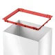 Atkritumu tvertne Hailo Big-Box Swing L 35 l ar svārsta vāku, balta