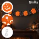 Бумажная гирлянда на Хэллоуин с тыквами Glimz, 3 м