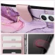 Tech-Protect Samsung Galaxy A25 5G atverams vāciņš maciņš grāmatiņa Pink Marble