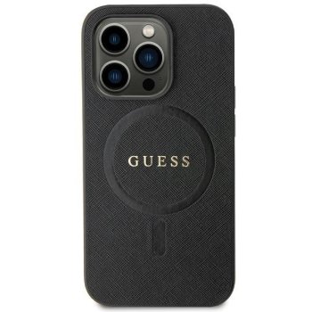 Guess GUHMP13XPSAHMCK korpuss priekš iPhone 13 Pro Max 6,7" - melns Saffiano MagSafe apvalks | case for 6.7"...