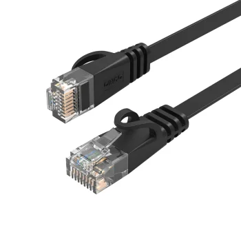 Плоский сетевой кабель Orico PUG-C6B CAT6 RJ45, 20м, черный