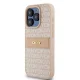 DKNY iPhone 15 Pro vāciņš Mono Stripe & Metal Logo, rozā