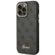 Чехол Guess для iPhone 14 Pro Max 4G Vintage Gold Logo, черный