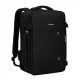 Ceļojumu mugursoma rokas bagāža 40x20x25cm Trizand USB, melna
