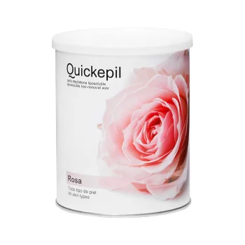 Воск для депиляции в банке Quickepil 800 мл, роза