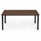 Multigarden Liels dārza galds 180x90 cm brūns