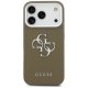 Guess Grained Big 4G Classic Logo apvalks iPhone 17 Pro – brūns | Phone Case Cover