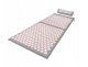 4Fizjo 433 XL Acupressure Mat with Pillow, 110x42 cm, Grey/Pink