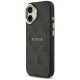 Guess iPhone 17 vāciņš 4G PU Classic Logo MagSafe, melns