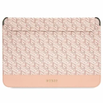 Guess klēpjdatora vāciņš GCube Stripes 14", rozā