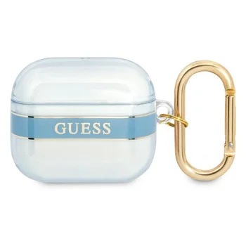 Guess AirPods 3 vāciņš Marble Collection zils