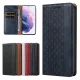 Чехол-книжка для Samsung Galaxy S22+ (S22 Plus) с карманами и ремешком, синий
