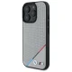 BMW BMHMP16X23PUPDG iPhone 16 Pro Max 6,9" pelēks/pelēks cietais futrālis M Perforēta trīskrāsu līnija...