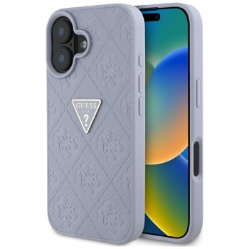 Guess Hot Stamp 4G Pattern vāciņš Apple iPhone 16, Violeta