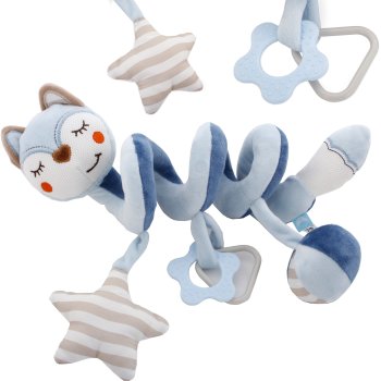Hanging Spiral Rattle Toy for Baby Crib "Fox"