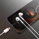 Проводные внутриканальные наушники Dudao X3C с USB‑C, 1,2 м — белые