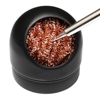 Soldering Iron Tip Cleaner with Metal Base AG449E, Black