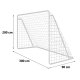 Neo-Sport NS-496 futbola vārti 300 x 200 x 90 cm