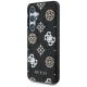 Чехол Guess 4G Printed Colored Peony Pattern MagSafe для Samsung Galaxy S25, черный