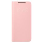 Original Samsung Galaxy S21+ Plus (SM-G996B) LED View Wallet Bookcase Cover Case, Pink (EF-NG996PP) | Oriģināls Telefona Maciņš Vāciņš Apvalks Bampers Grāmatiņa