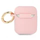 Guess Silicone Vintage Case for AirPods 1/2, Pink