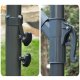 Складной садовый зонт 8 сегментов 350 см, Tемно-синий | Folding Garden Umbrella