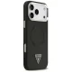 Чехол Guess для iPhone 17 Pro Max PU Leather Case with Triangle Logo, черный