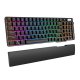 Royal Kludge RK96 RGB mehāniskā tastatūra klaviatūra ar apgaismojumu Bluetooth/USB, melns | Wireless Mechanical...